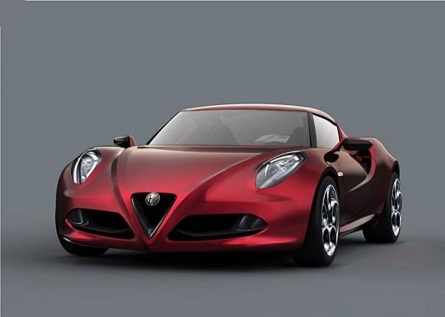 Alfa Romeo 4C Concept:
Alfa Romeo 4C Concept
