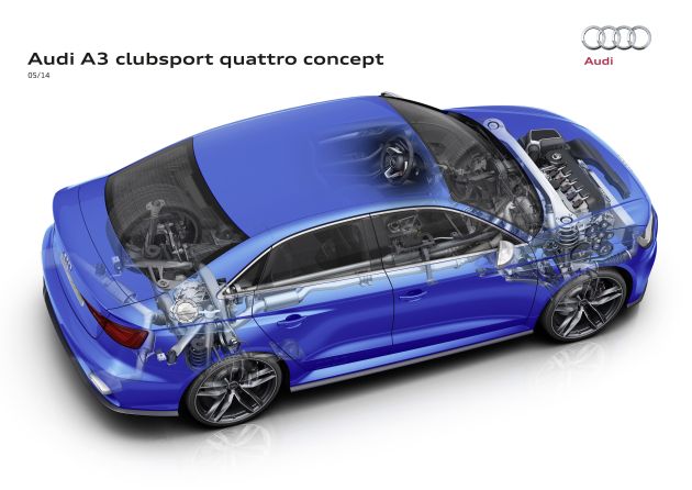 Audi A3 Clubsport Quattro Concept :
Audi A3 Clubsport Quattro Concept 
