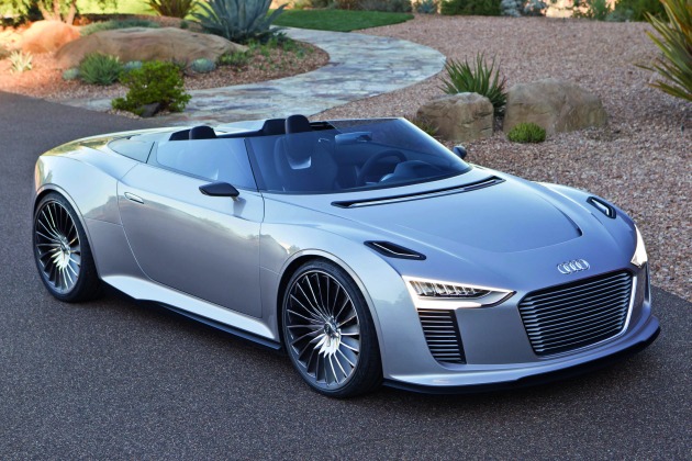 Audi e-tron Spyder:
Audi e-tron Spyder
