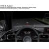 <p>Die Darstellung zeigt den Nachtsichtassistent im Audi RS 6 Avant - inklusive Fußgängerdarstellung im Head-Up-Display (HUD)</p>