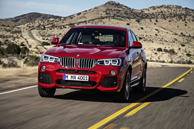 BMW X4:
BMW X4