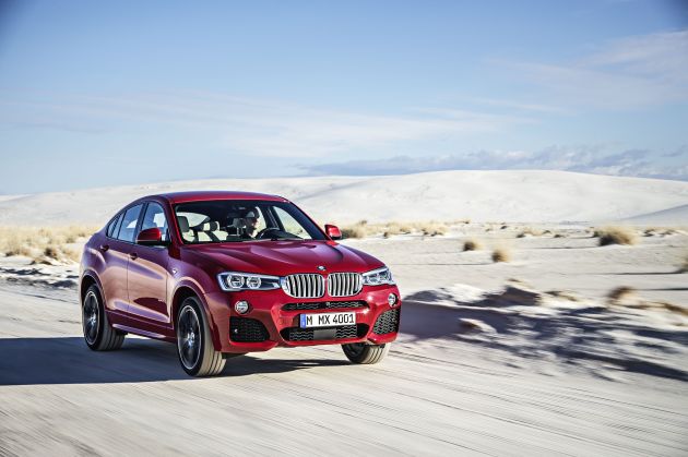 BMW X4:
BMW X4