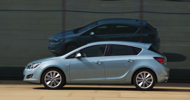 Opel Astra Fünftürer:
Opel Astra