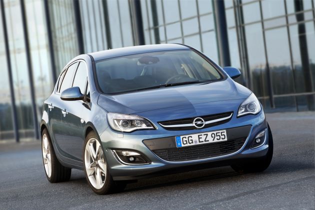 Opel Astra Fünftürer:
Opel Astra