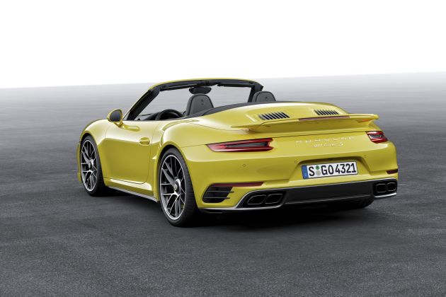 Porsche 911 Turbo S Cabriolet:
Porsche 911 Turbo S Cabriolet