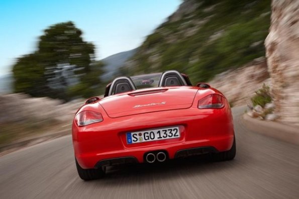 Porsche Boxster S Heckansicht Des Porsche Boxster S Porsche Boxster Und Boxster S Wunschautos