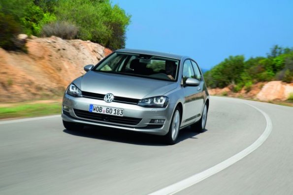 Die Frontpartie des VW Golf-7