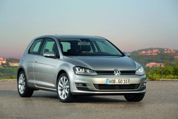 Die Front des VW Golf-7