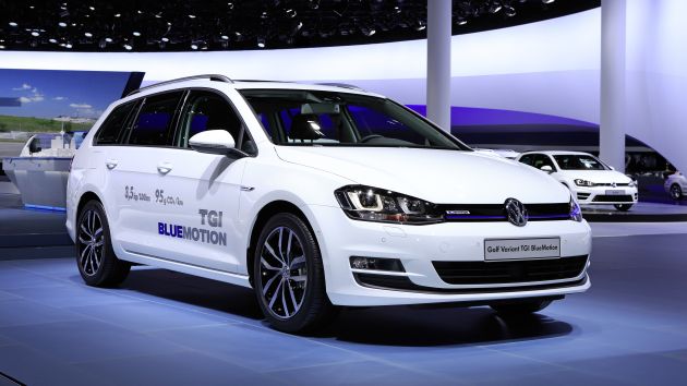 VW Golf Variant TGI Bluemotion:
 Volkswagen Golf Variant TGI BlueMotion