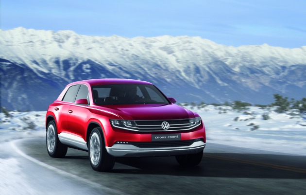 VW Studie Cross Coupé:
VW Studie Cross Coupé 
