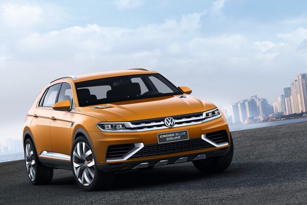 VW SUV Studie CrossBlue Coupé:
Volkswagen SUV-Studie CrossBlue Coup