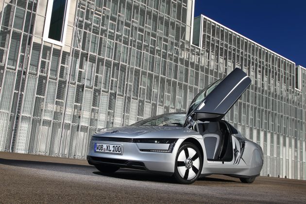 VW XL1 :
Der neue Volkswagen XL1