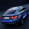 Heckansicht des BMW Concept X6 Active Hybrid 1