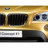 Ein Blick auf die Frontpartie des BMW X1 Concept