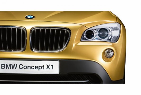 Ein Blick auf die Frontpartie des BMW X1 Concept