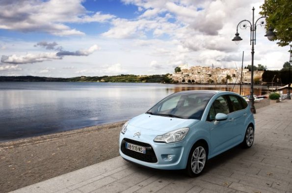 Eine Außenaufnahme des Citroen C3