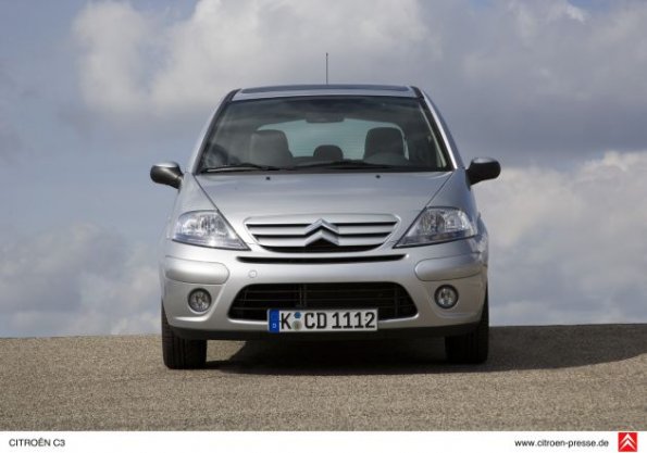 Frontansicht des Citroen C3