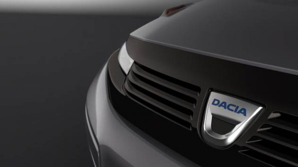 Der markante Kühlergrill des Dacia Concept Car Duster