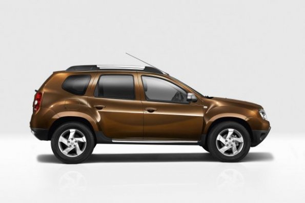 Die Aufnahme zeigt das Profil des Dacia Duster