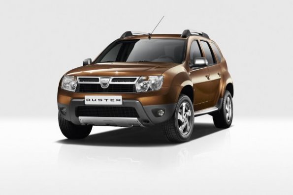 Die Frontansicht des Dacia Duster