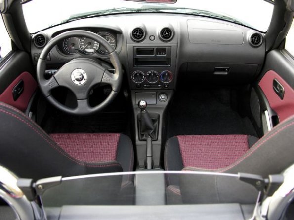 Das Armaturenbrett im Daihatsu Copen