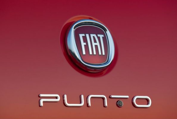 Das Logo des Fiat Punto Evo