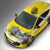 Eine schematische Ansicht des Megane Coupe Renault Sport