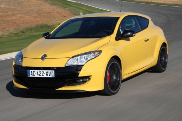 Frontansicht des Megane Coupe Renault Sport