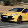 Front- / Seitenansicht des Megane Coupe Renault Sport