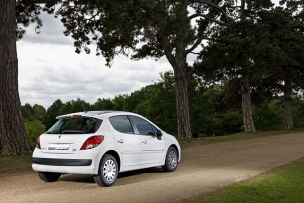 Heckansicht des Peugeot 207 99G