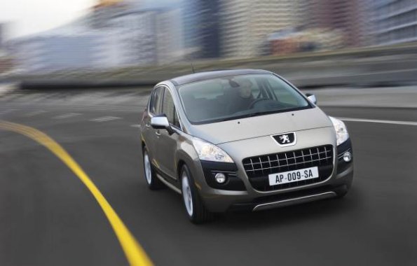 Frontansicht des Peugeot 3008