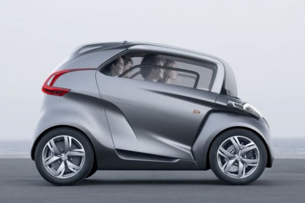 Seitenansicht des Peugeot BB1 Concept Car