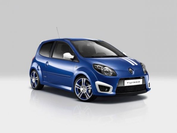 Front- / Seitenansicht des Renault Twingo TR Sport Gordini