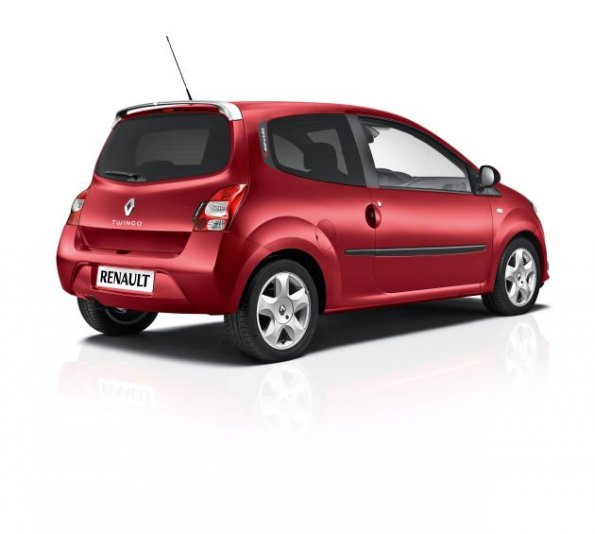 Heckansicht des Renault Twingo