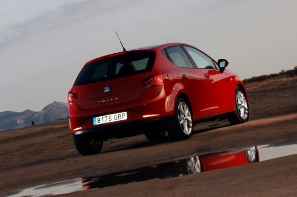 Heckansicht des Seat Ibiza