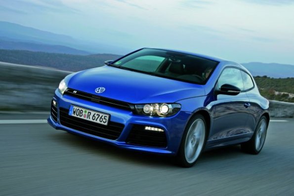 Frontansicht des VW Scirocco R