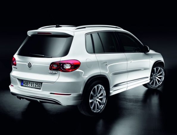 Heckansicht des VW Tiguan R-Line