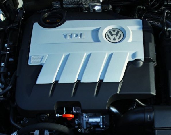 Das Herzstück des VW Passat Bluemotion - der 1.4 Liter TDI, der 77 kW Leistung entwickelt