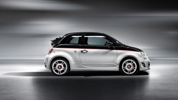 Der Abarth 500C im Profil