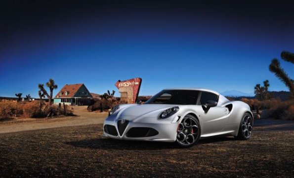 Die Frontpartie des Alfa Romeo 4C