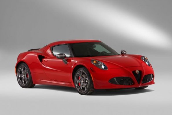 Die Frontpartie des Alfa Romeo 4C