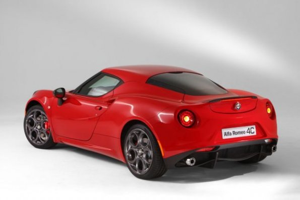 Die Heckpartie des Alfa Romeo 4C