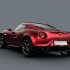 Die Heckansicht des Alfa Romeo 4C Concept