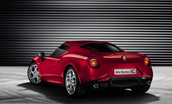 Die Heckpartie des Alfa Romeo 4C