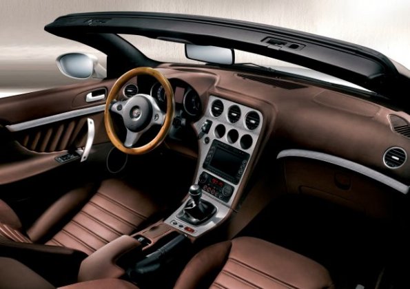 Die Instrumenten-Tafel im Alfa Romeo Spider