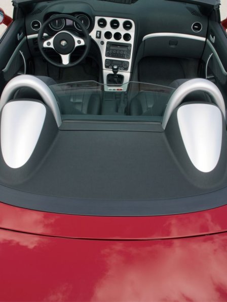 Detailaufnahme des Alfa Romeo Spider