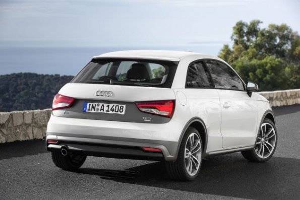 Das Heck des Audi A1