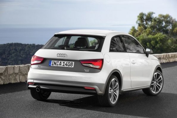 Die Heckpartie des Audi A1