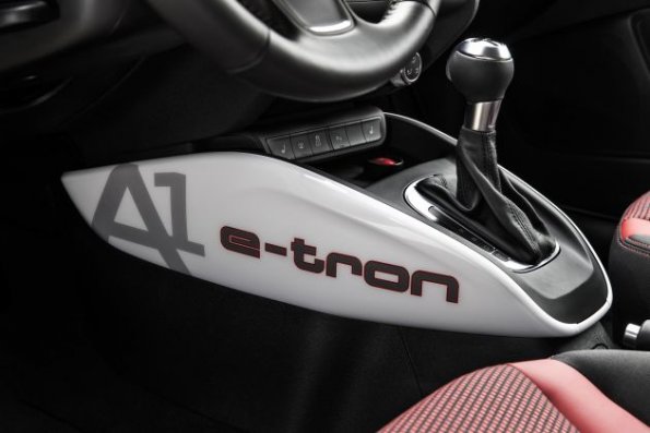 Detailaufnahme aus dem Audi A1 e-tron