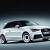 Die Front- und Seitenansicht des Audi A1 Quattro